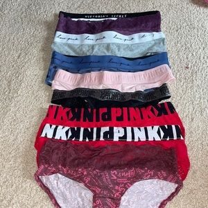 Pink Victoria secret underwear bundle